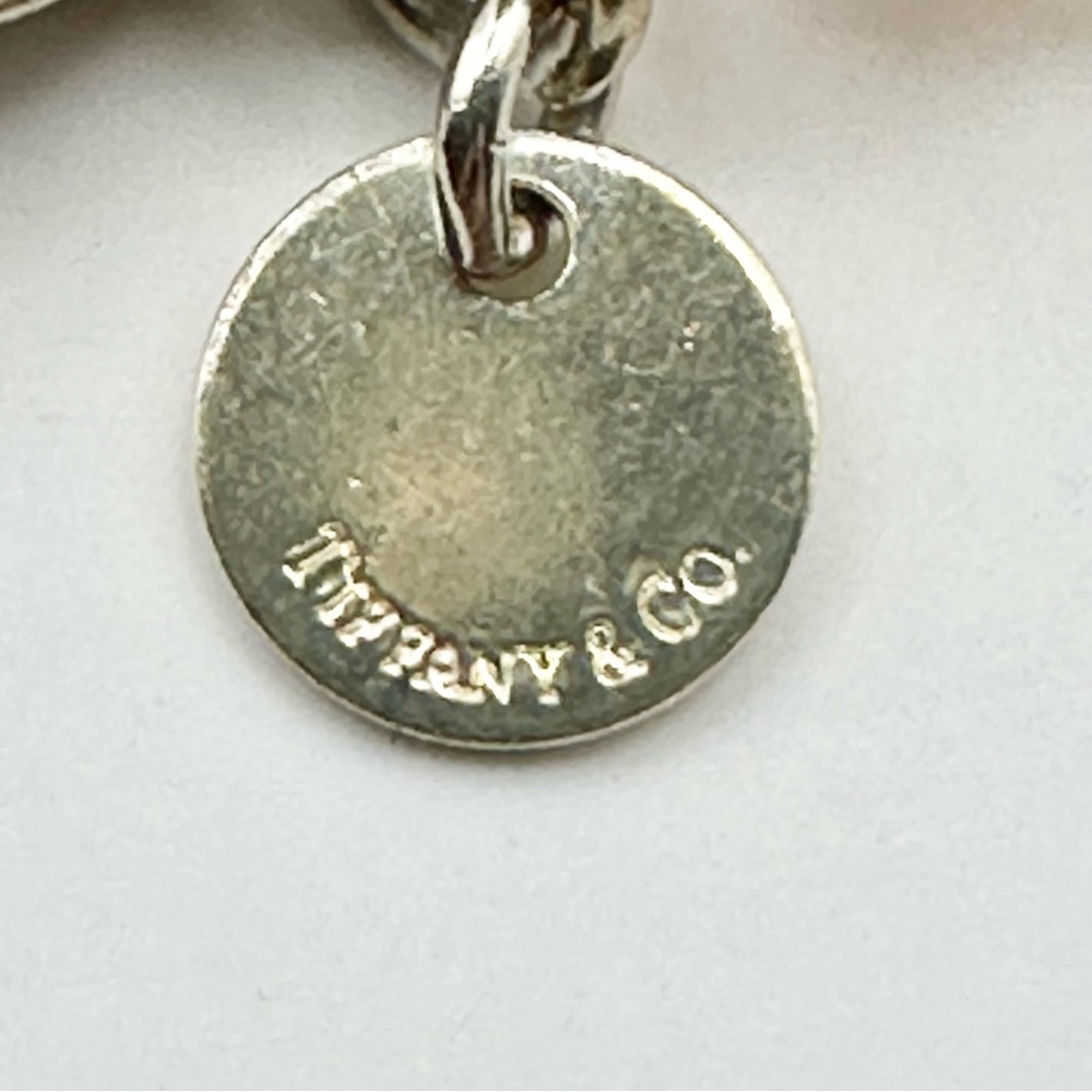 Tiffany & Co Silver & Pink Rose Quartz Twist Bracelet - Picture 5 of 9